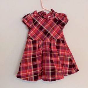 Janie & Jack Plaid Holiday Dress